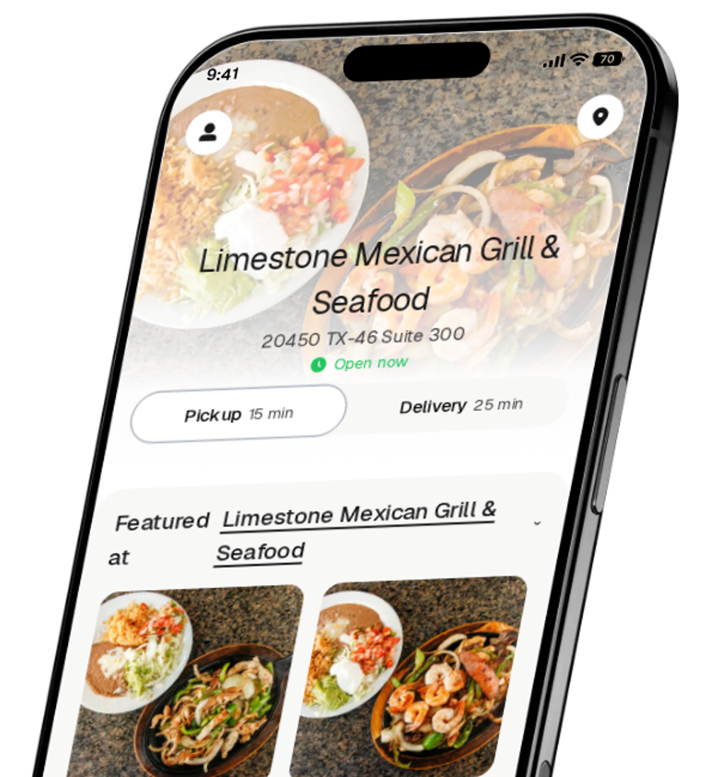 Limestone Mexican Grill & Seafood app preview