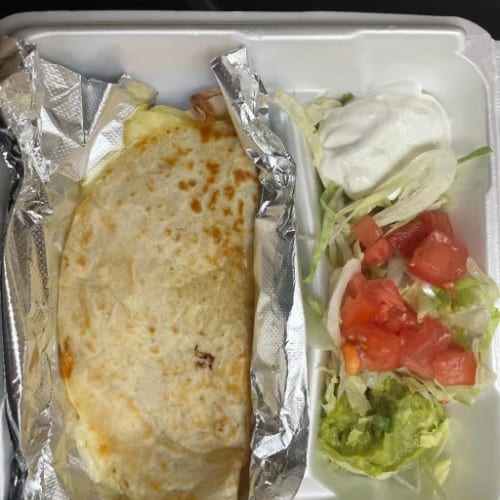 Cheese Quesadilla.