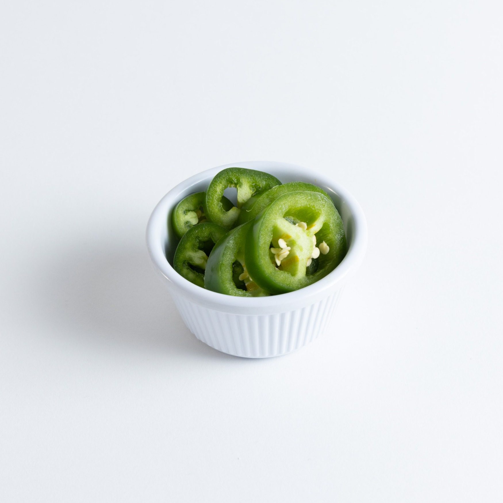 Sliced Jalapeños.